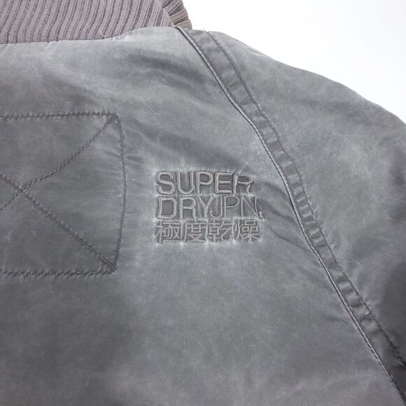 SUPERDRY Military Cargo Aviator Flight Nylon Utility Bomber Jacket Mens Medium - Picture 6 of 15